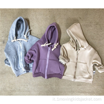 Abbigliamento per bambini Cappotto maglione con cappuccio per bambini